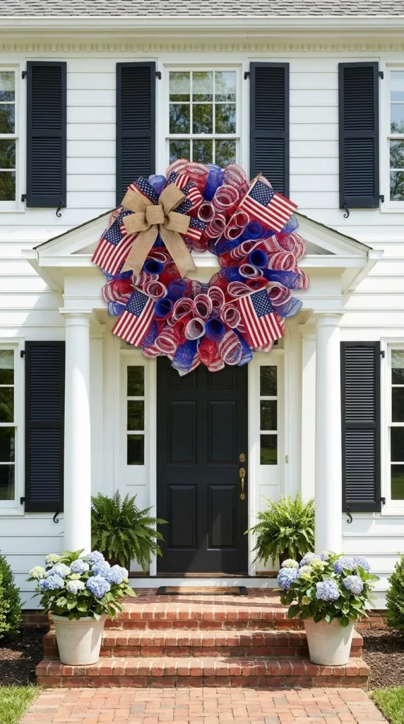 4th of July door wreath