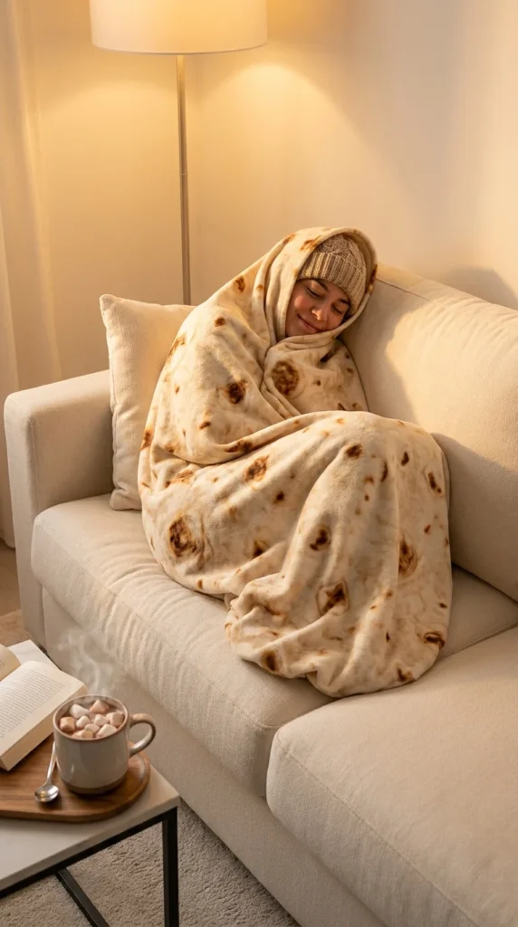 Burrito blanket White Elephant gift exchange