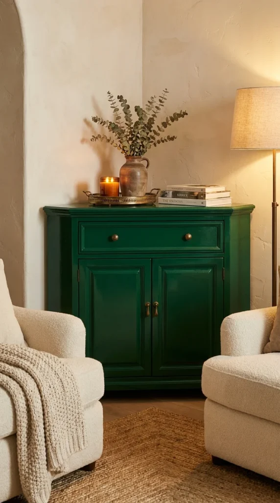 Corner cabinet living room