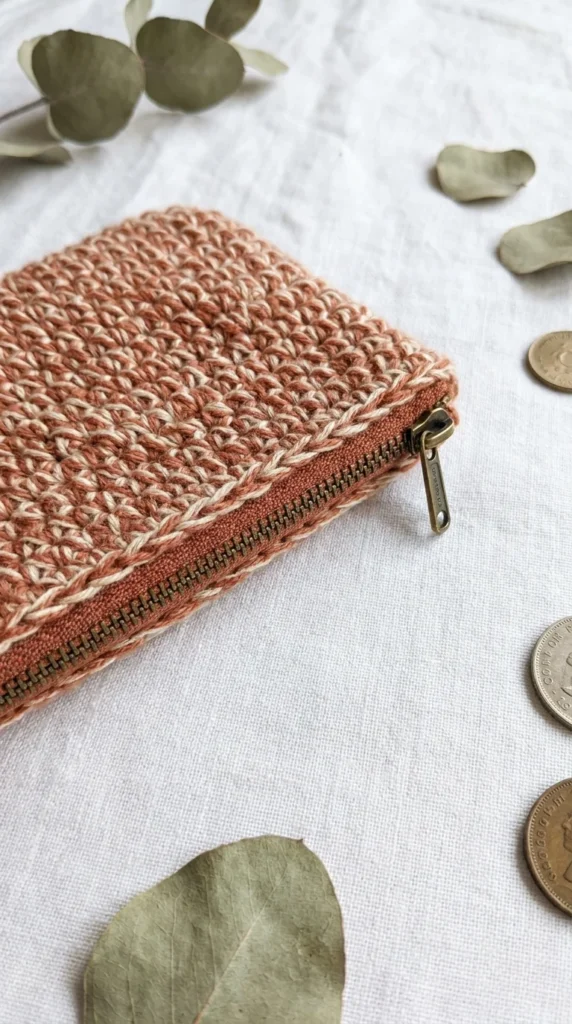 Creative crochet coin purse