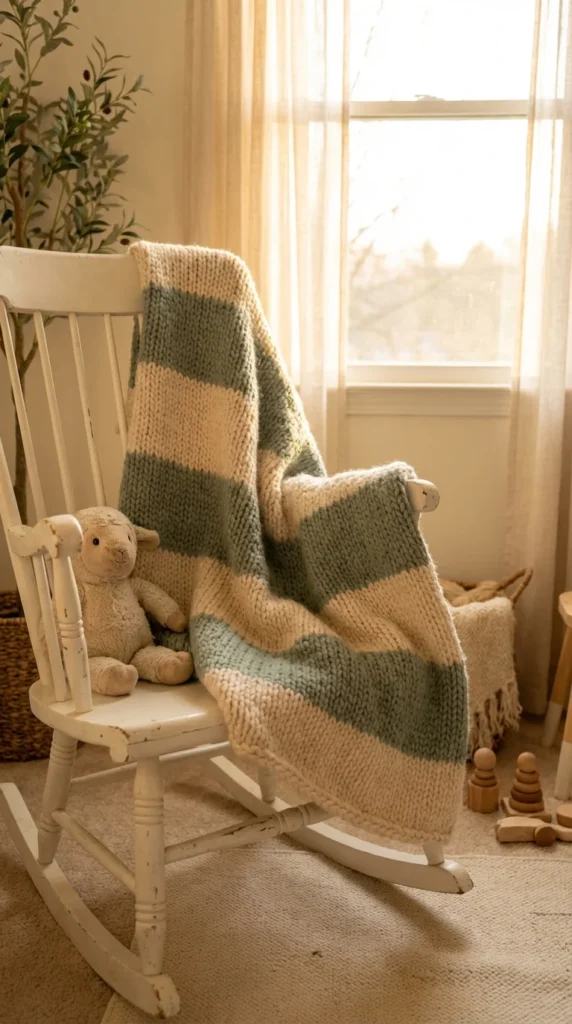 Crochet baby blanket gift handmade