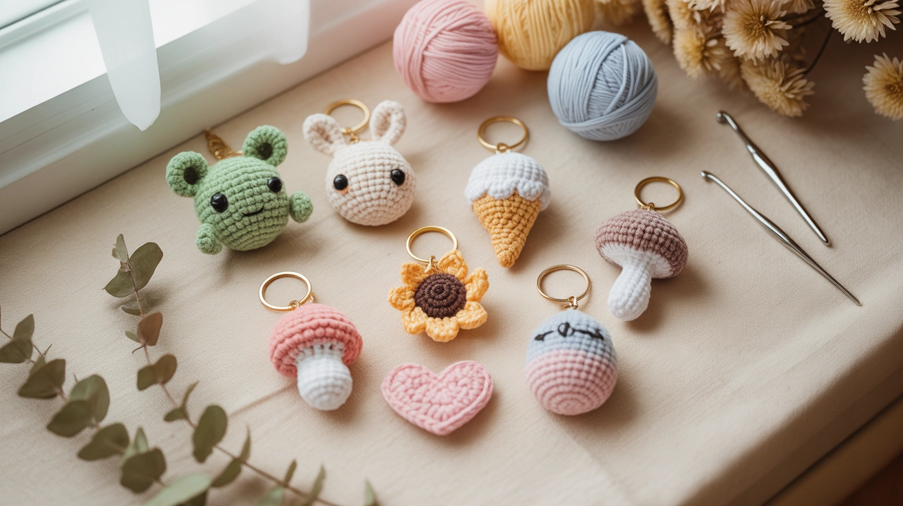 Cute Crochet Keychain Ideas
