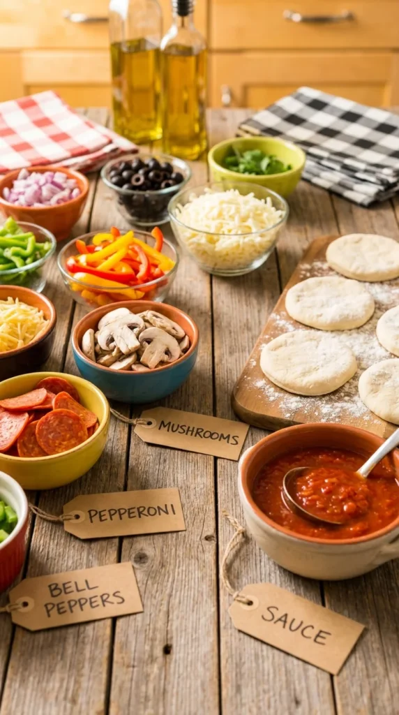 DIY birthday party teenagers pizza