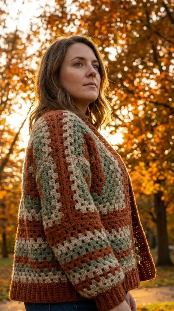 Easy crochet patterns for adults cardigan