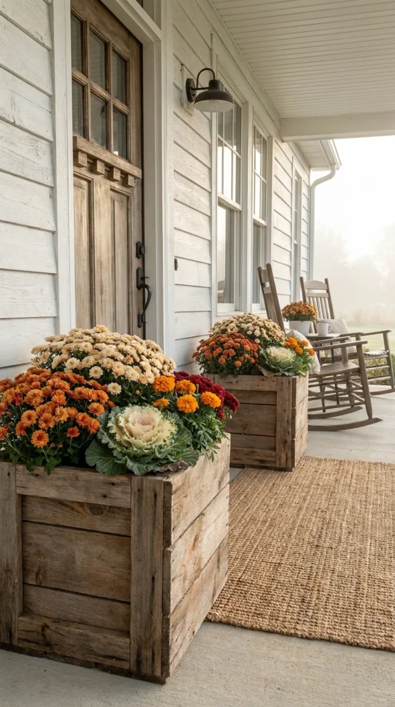 Farmhouse Wooden Crate Planters