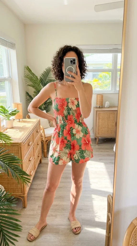 Florida spring break outfits romper