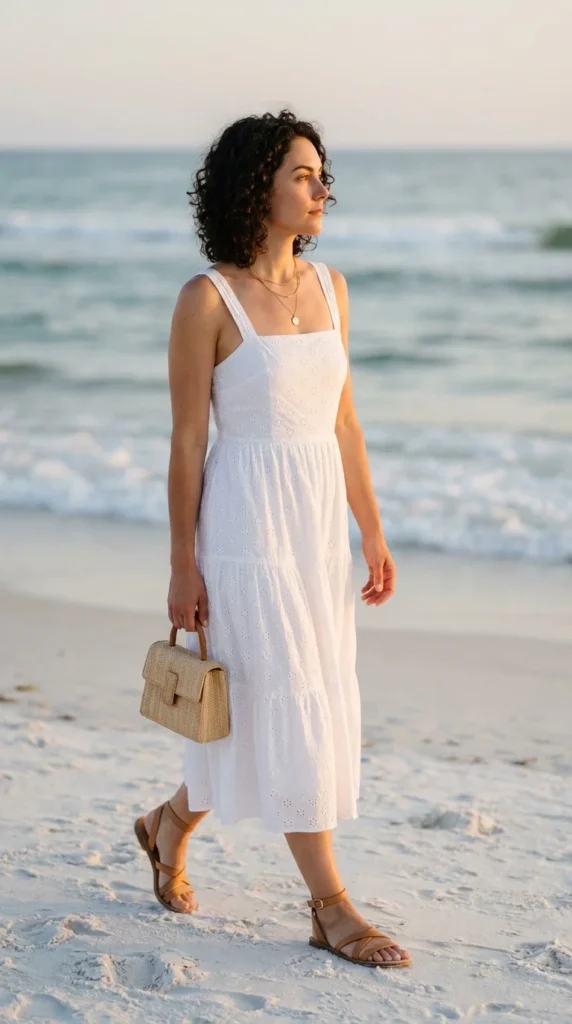 Florida summer dresses white sundress