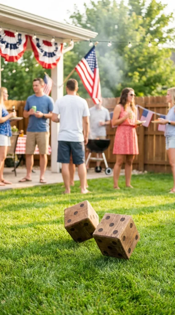 Fourth of July BBQ games families