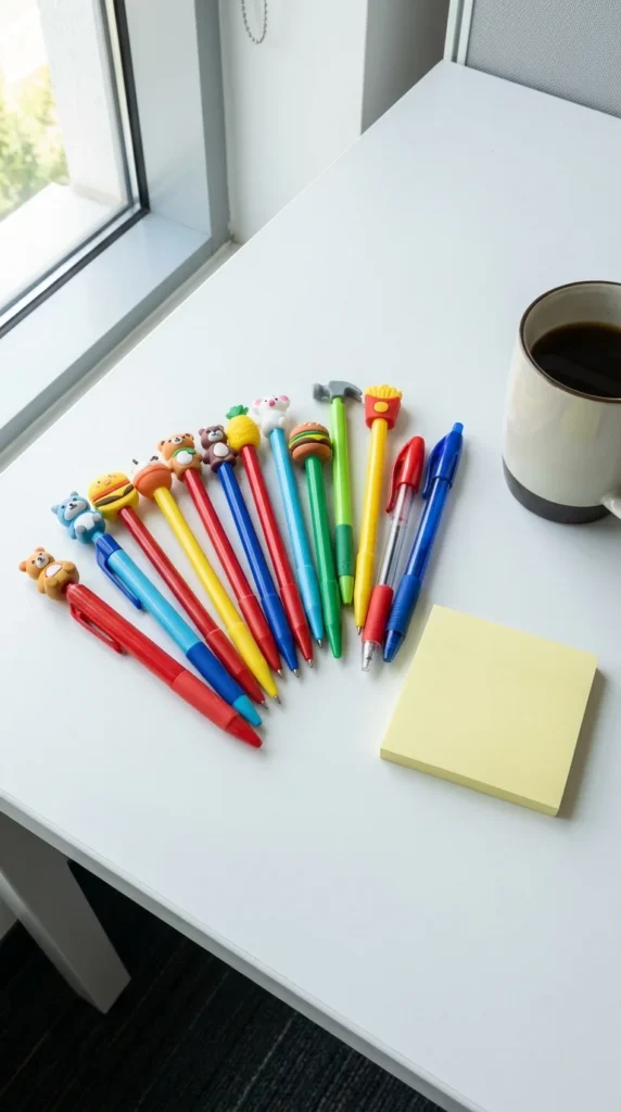 Funny pen set office gift exchange