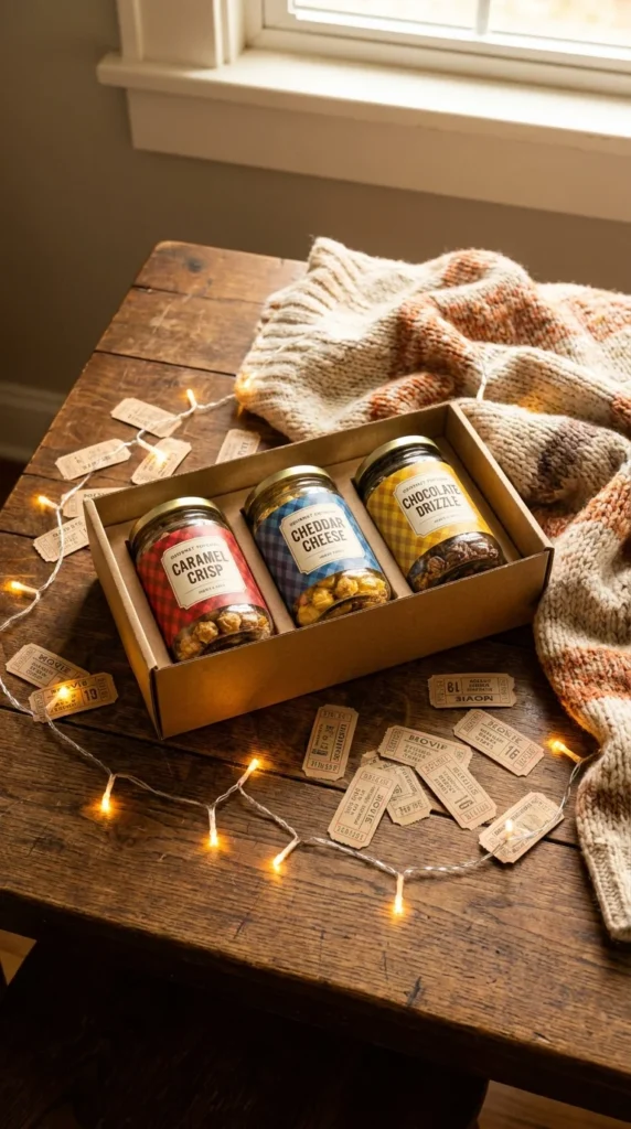 Gourmet popcorn exchange gift idea
