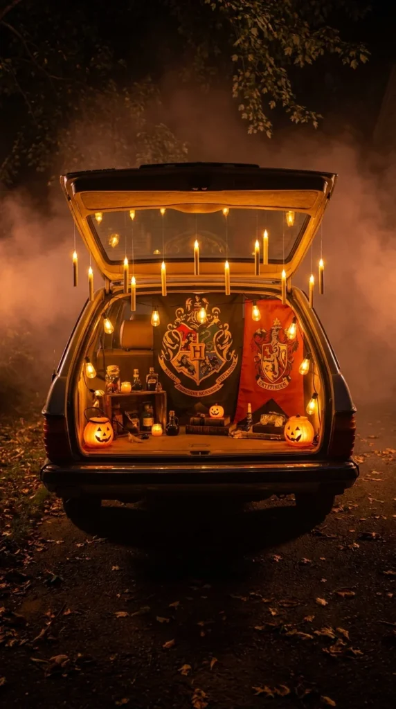 Harry Potter trunk or treat setup