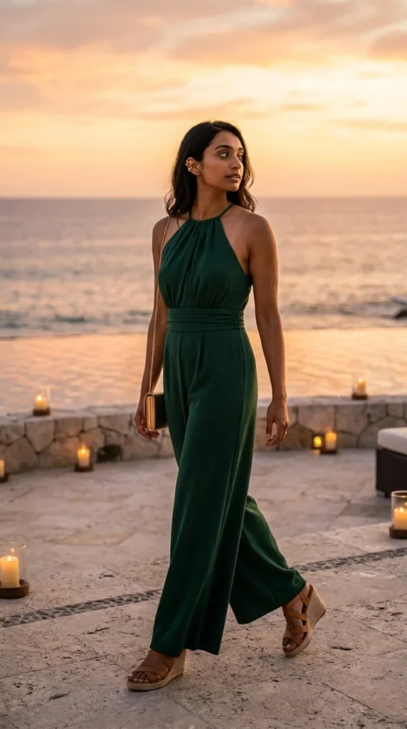 Jumpsuit vacation outfit tall women