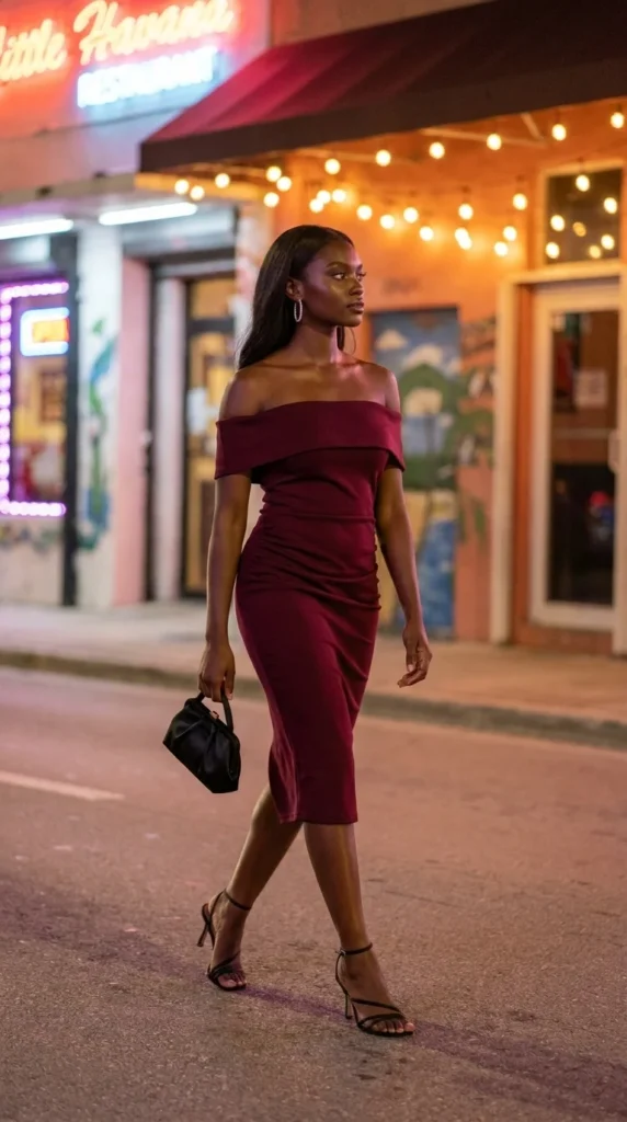 Miami night out outfit Black girl