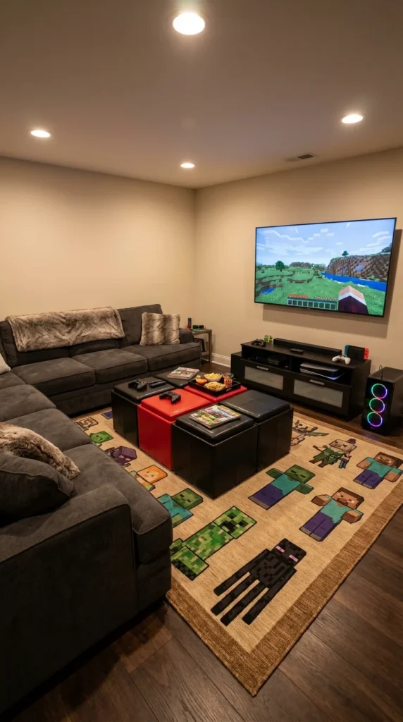 Minecraft furniture living room