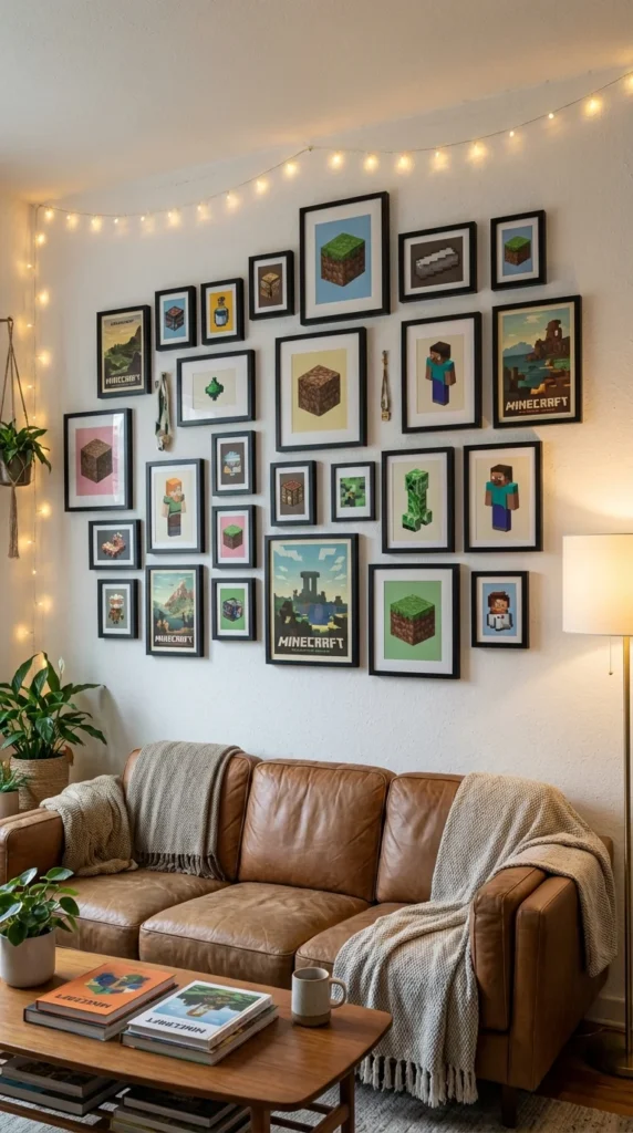 Minecraft gallery wall decor