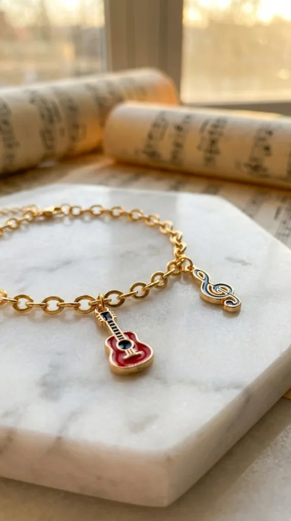 Music charm DIY bracelet gift
