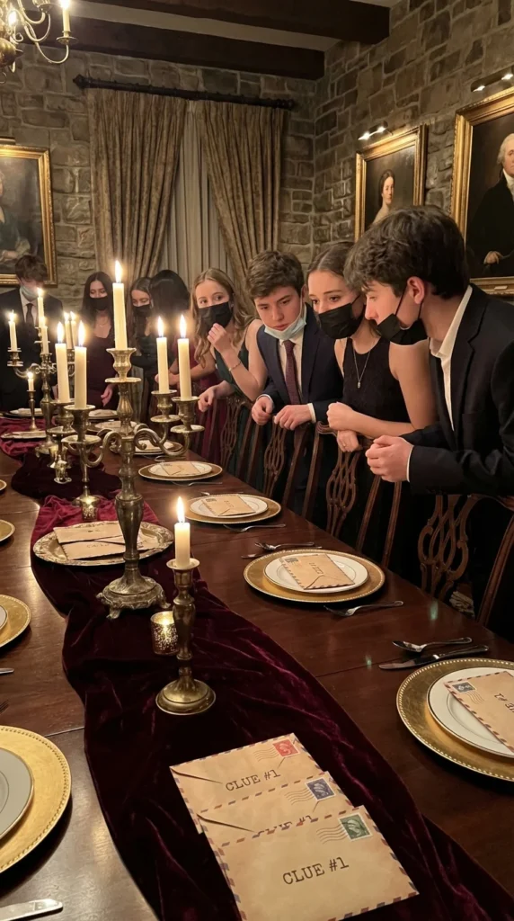 Mystery dinner birthday party