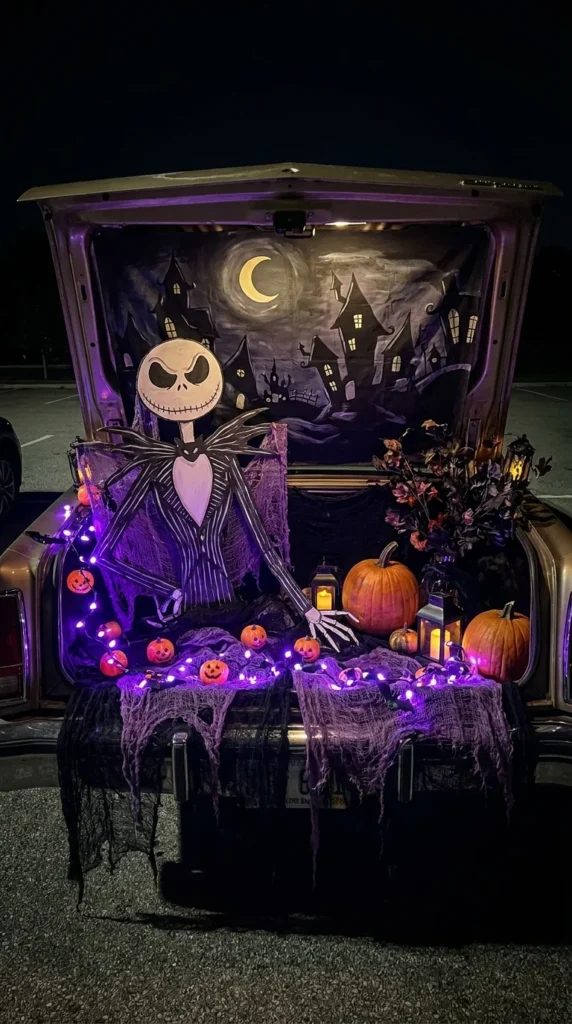 Nightmare Before Christmas trunk decor