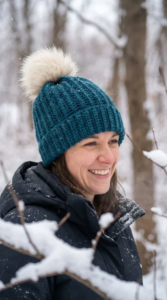 Quick crochet projects adults ribbed beanie