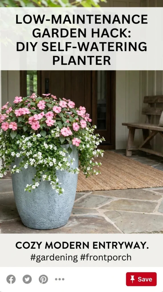 Self-Watering Resin Planters