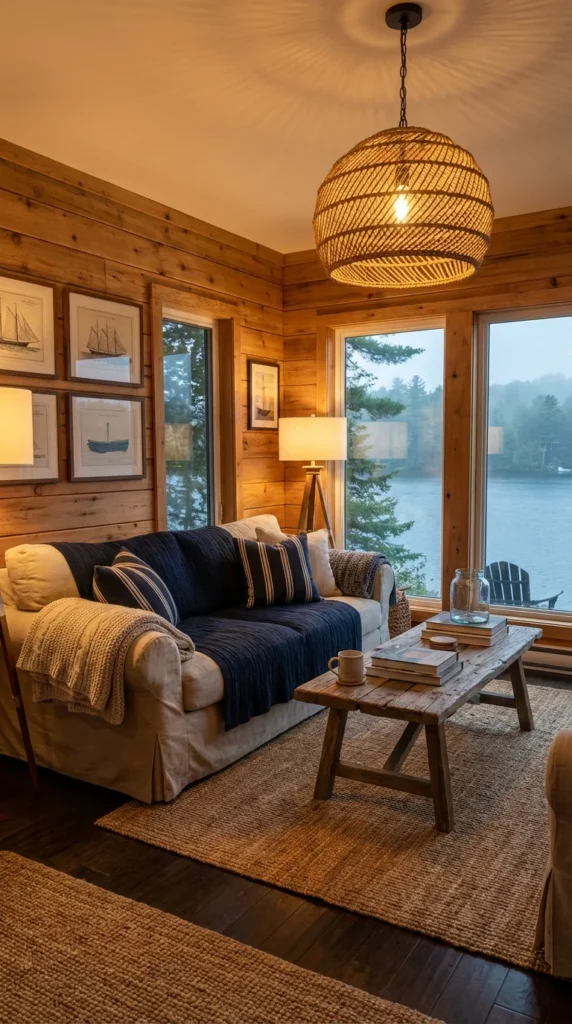 Small lake house plan