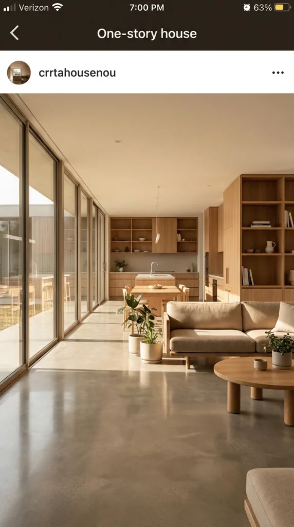 Small modern house plan