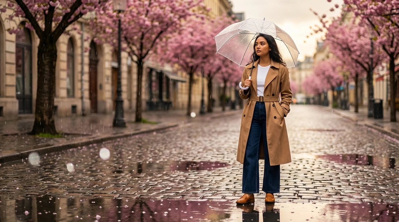 Spring Rainy Day Outfit Ideas