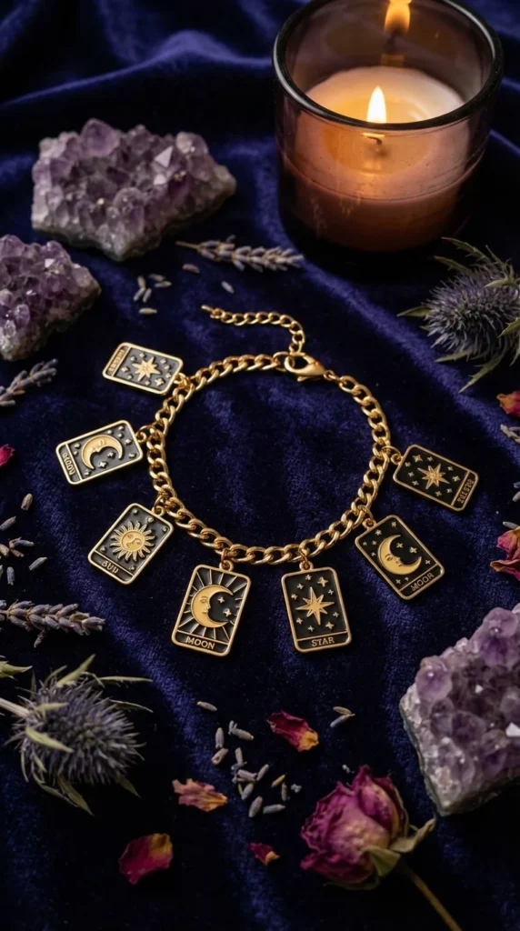Tarot charm DIY bracelet gift