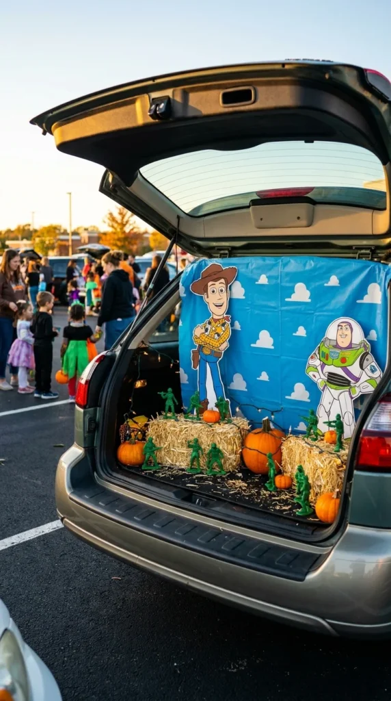 Toy Story trunk or treat setup