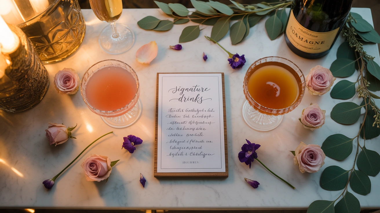 Wedding Signature Drink Ideas