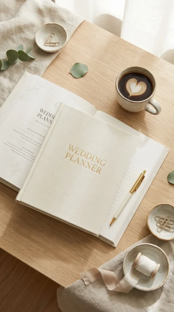 Wedding planner book engagement gift