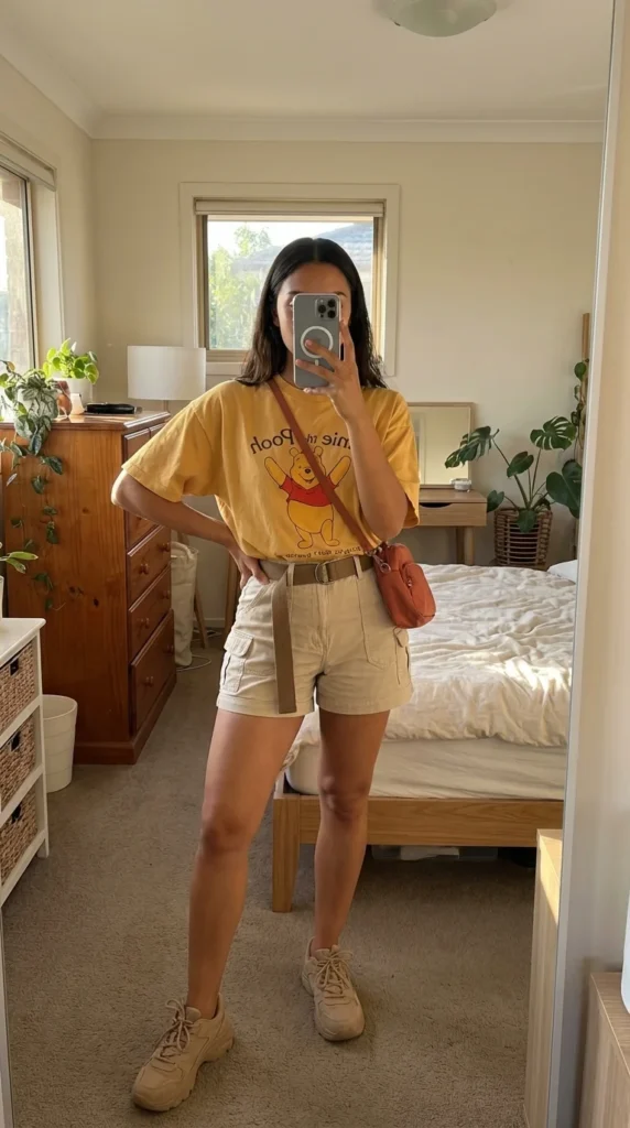 Winnie the Pooh casual summer outfit