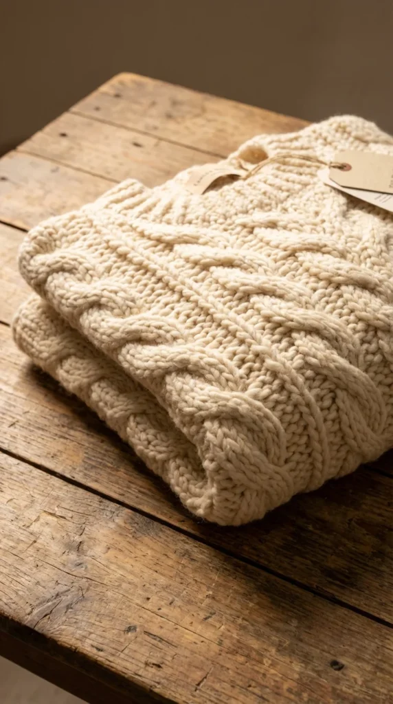 advanced crochet cable sweater