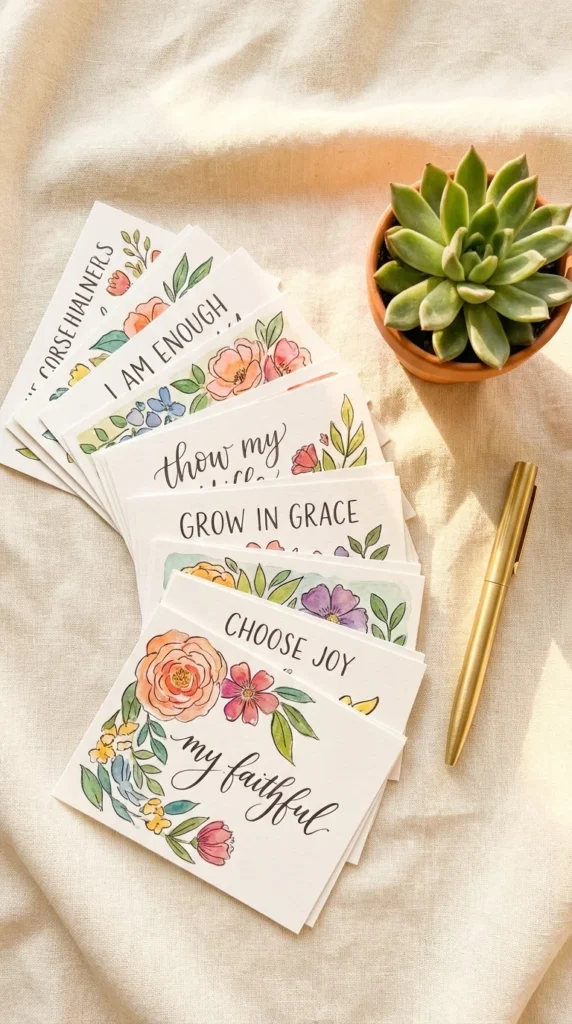 affirmation cards women gift