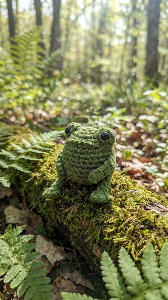 beginner amigurumi frog crochet pattern