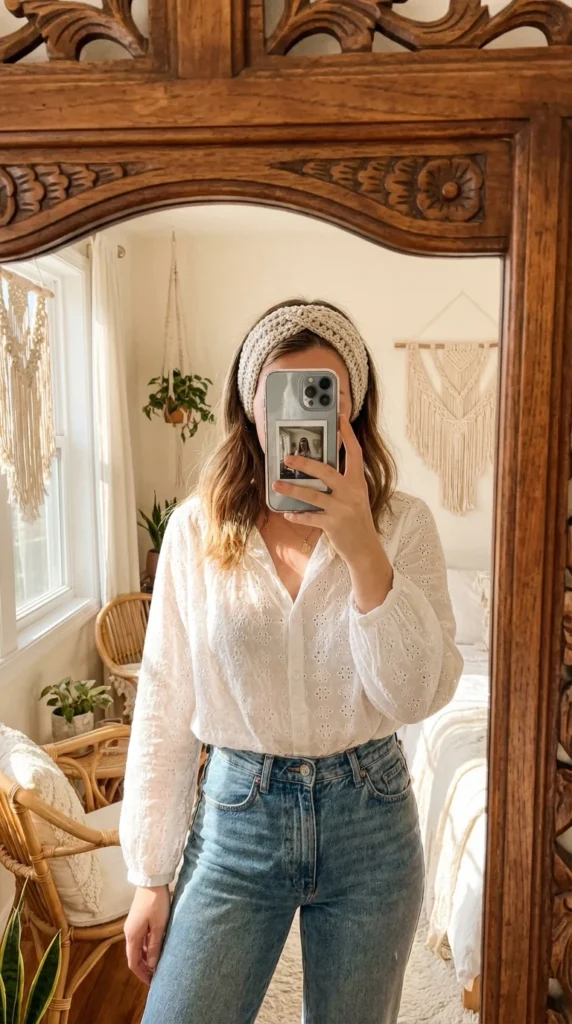 boho crochet headband style