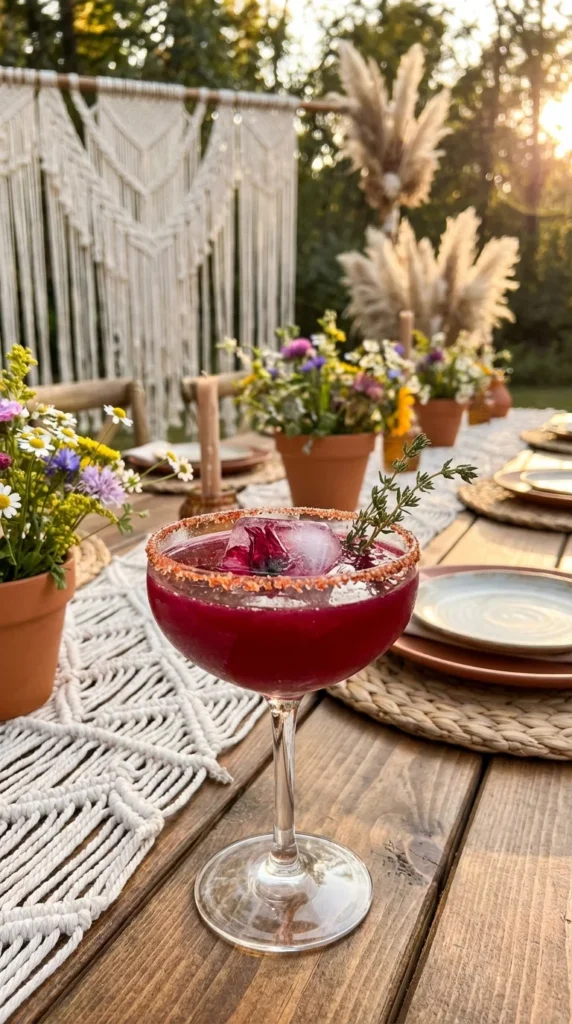 boho wedding cocktail ideas