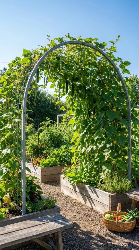 cattle panel arch trellis