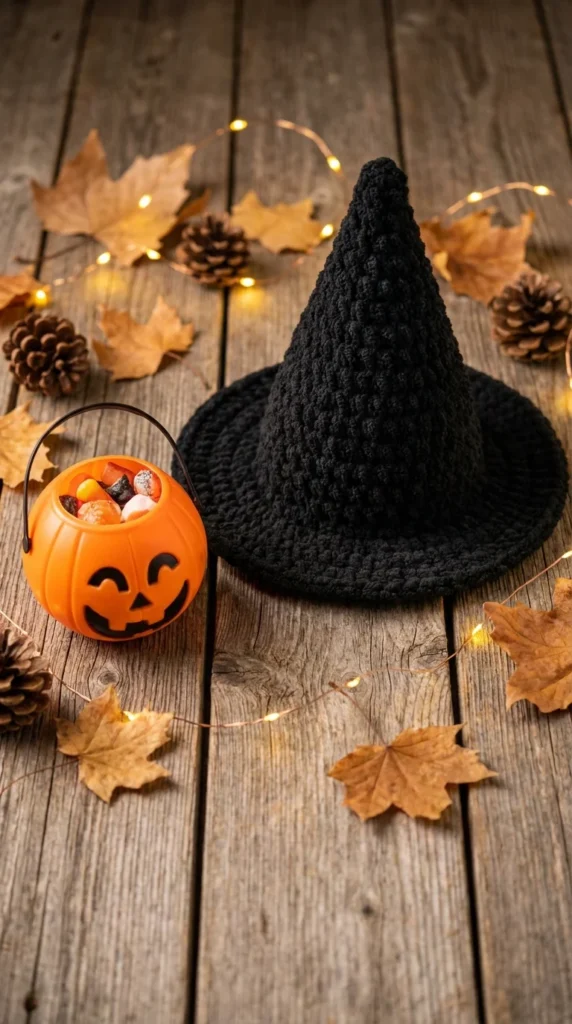 crochet Halloween costume accessories for kids