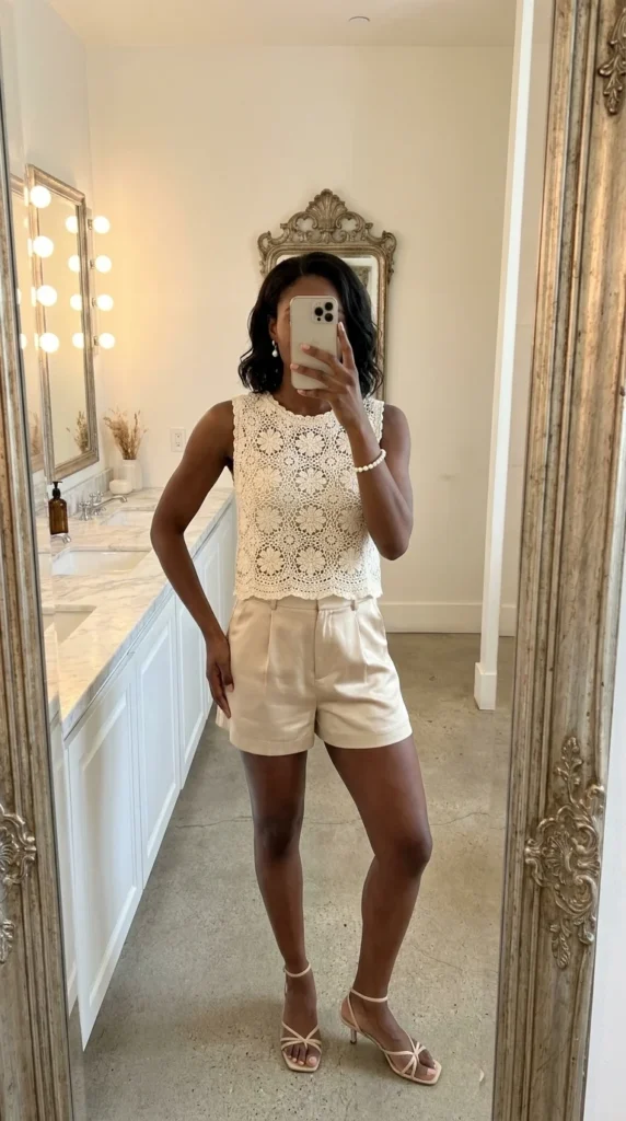 crochet brunch top Black women