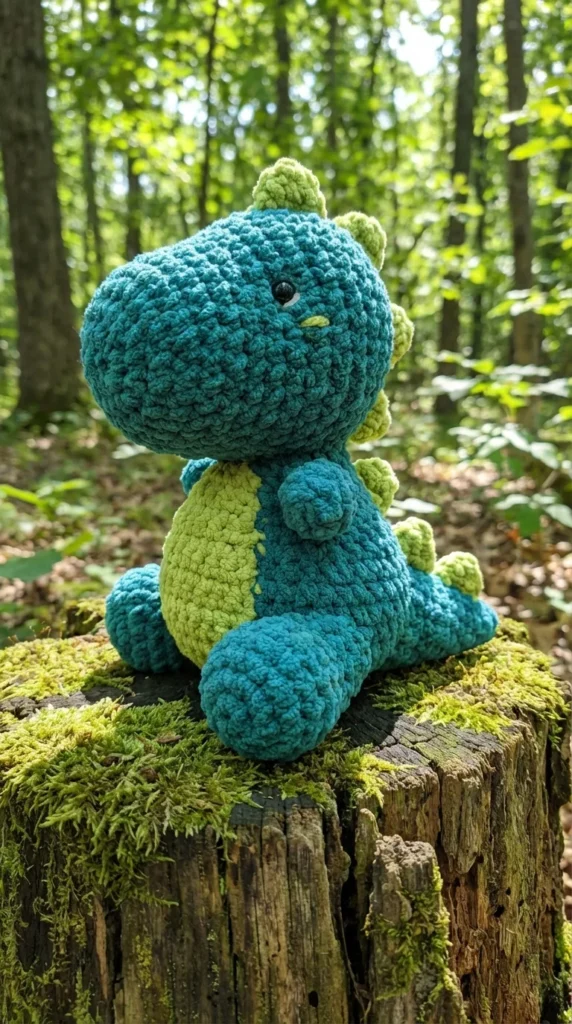 crochet stuffed animals for kids dinosaur
