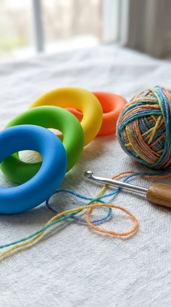 crochet tension ring gift