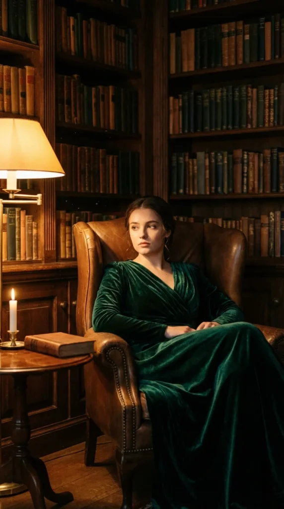 dark academia prom photos library aesthetic