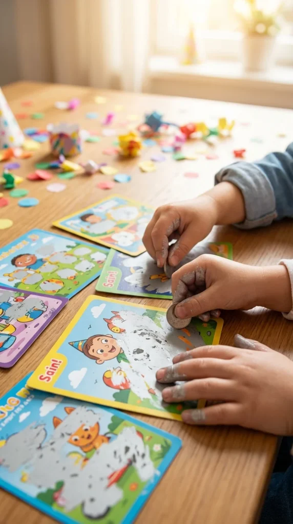 family scratch off activity gift cards