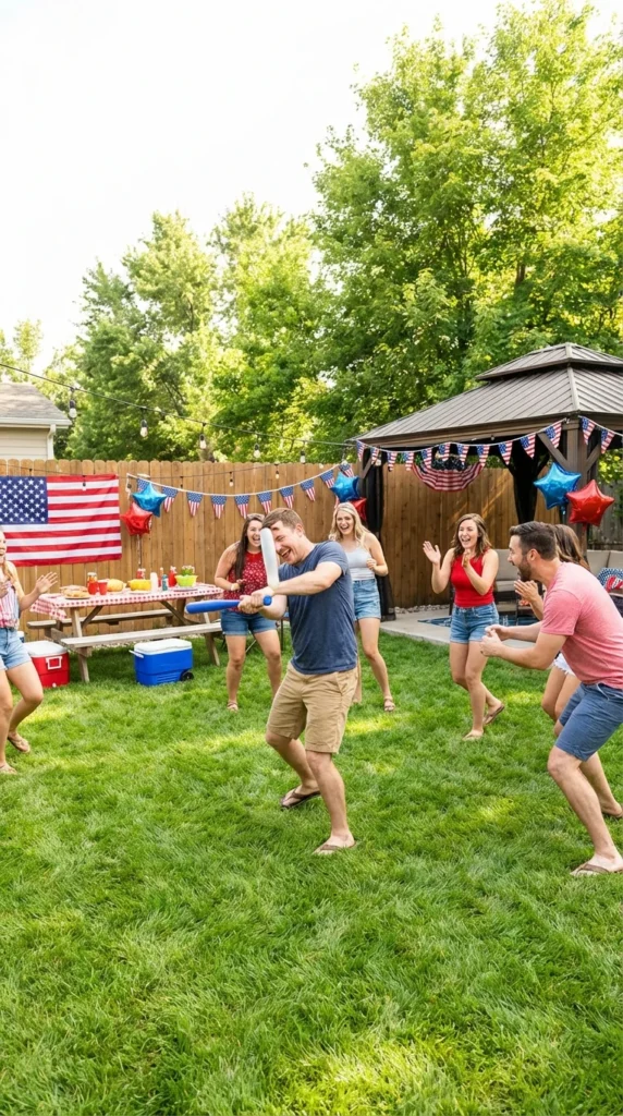 fun 4th of July team games