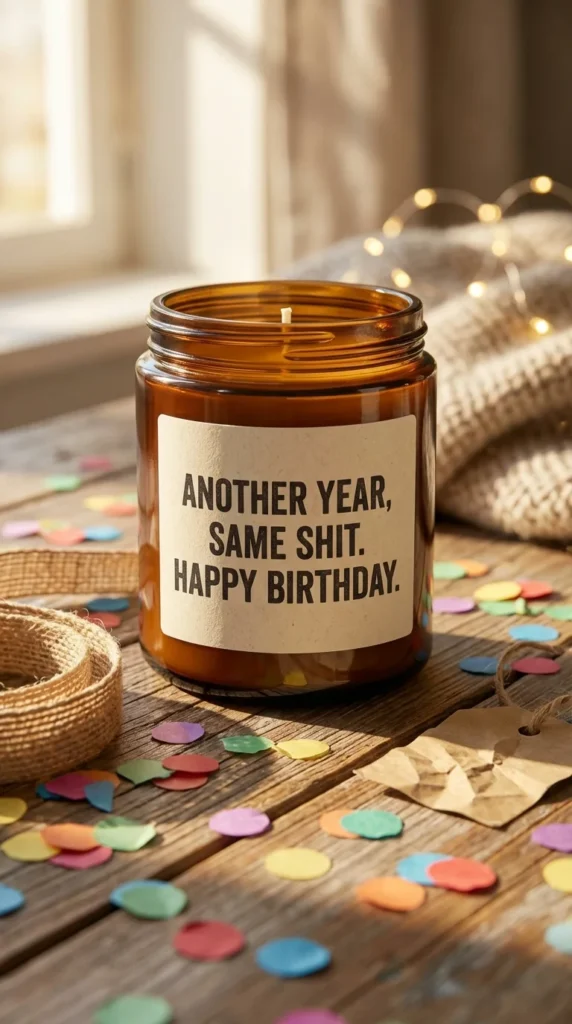 funny birthday candle gift