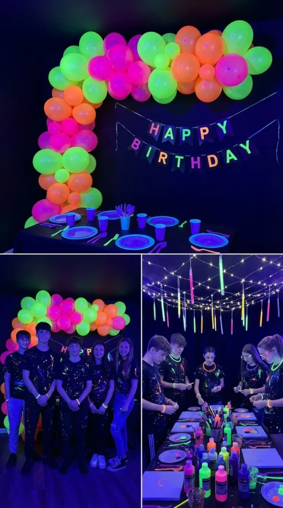 glow in the dark party ideas for teens