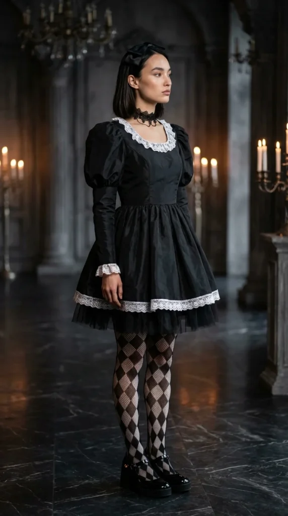 gothic lolita rave look