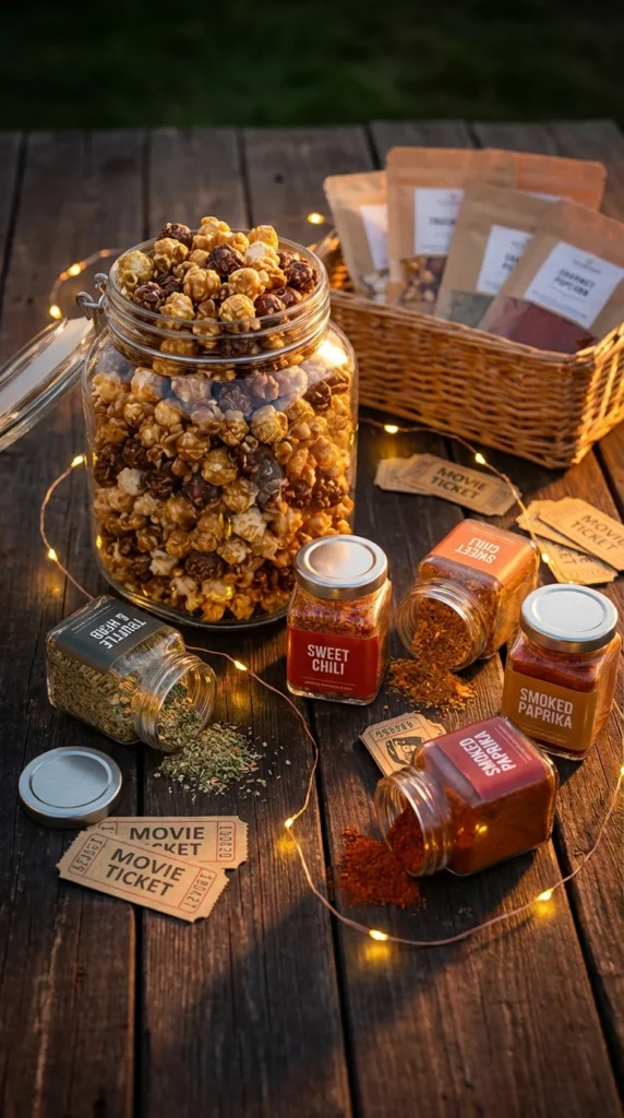 gourmet popcorn family gift set
