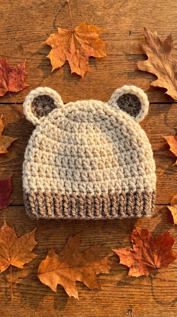 kids crochet hat patterns bear ears